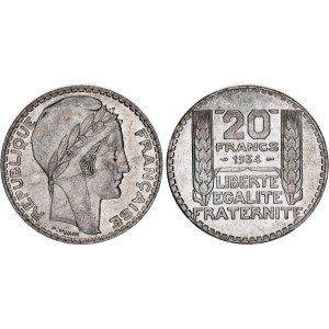 France 20 Francs 1934