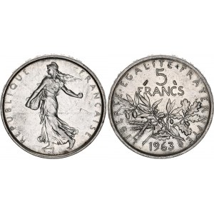 France 5 Francs 1963