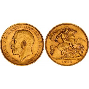 Great Britain 1/2 Sovereign 1912
