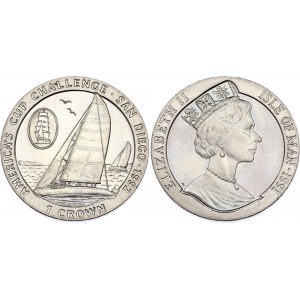 Isle of Man 1 Crown 1991