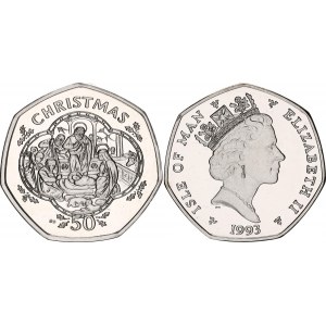 Isle of Man 50 Pence 1993