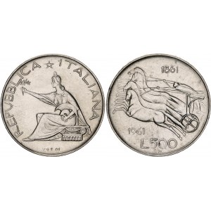 Italy 500 Lire 1961 R