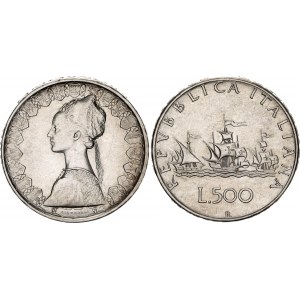 Italy 500 Lire 1964 R