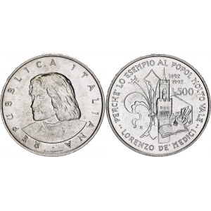 Italy 500 Lire 1992 R