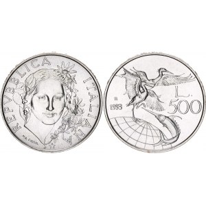 Italy 500 Lire 1993 R