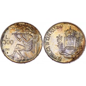 San Marino 500 Lire 1981