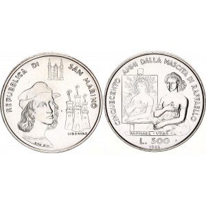 San Marino 500 Lire 1983 R