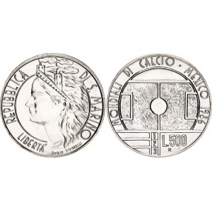 San Marino 500 Lire 1986 R
