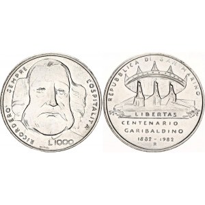 San Marino 1000 Lire 1982 R
