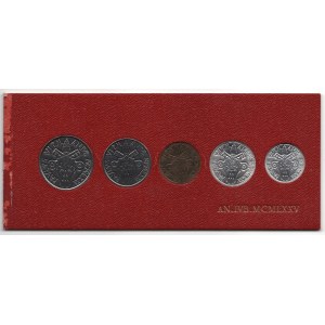 Vatican Set of 5 Coins 1975