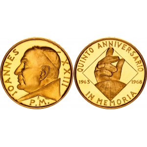 Vatican Gold Medal John XXIIII 1968