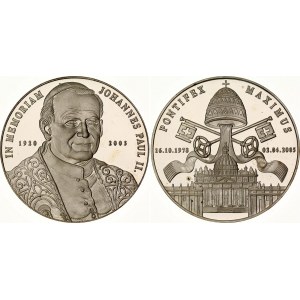 Vatican Silver Medal In Memorian Johannes Paul II 2005