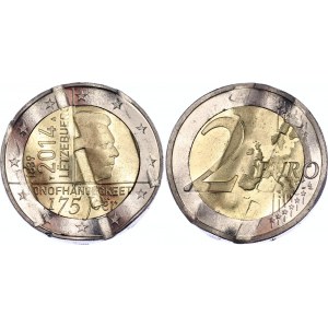 Luxembourg 2 Euro 2014 Canceled Coin