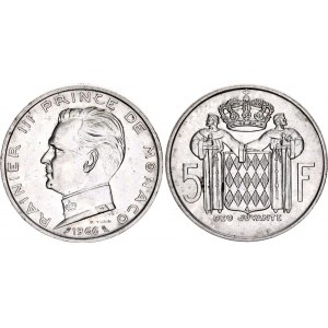 Monaco 5 Francs 1966