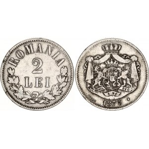 Romania 2 Lei 1875