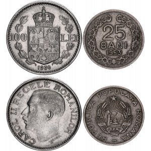 Romania 25 Bani - 100 Lei 1936 - 1953