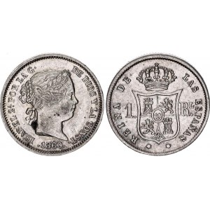 Spain 1 Real 1860
