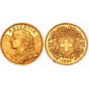 Switzerland 20 Francs 1927 B