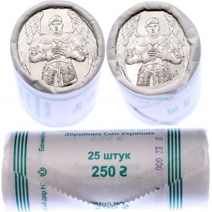 Ukraine 25 x 10 Hryven 2022 Mint Roll