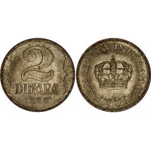 Yugoslavia 2 Dinara 1938