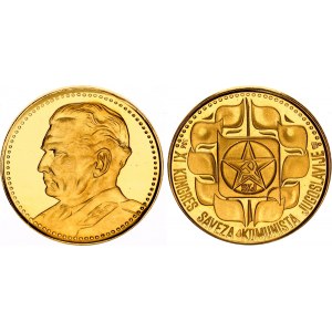 Yugoslavia Gold Medal Josip Broz Tito - 11th Congress of the Communist Party of Yugoslavia 1978 (ND)