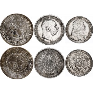 Austria Lot of 3 Coins 1628 -1912