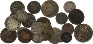 Austria Lot of 22 Coins 1750 -1850