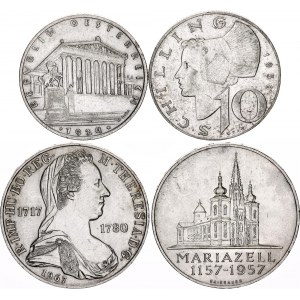 Austria Lot of 4 Coins 1924 -1967