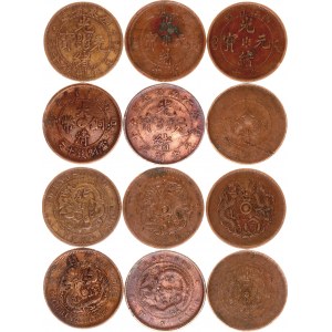 China Lot of 6 Coins 1902 - 1908