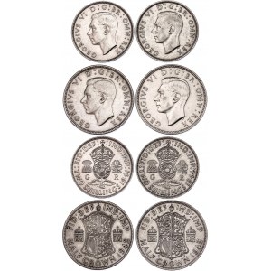 Great Britain Lot of 4 Coins 1941 - 1945