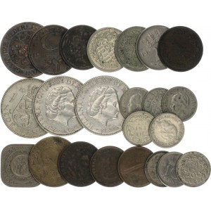 Netherlands Lot of 23 Coins 1899 -1964