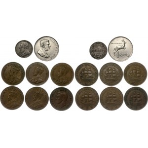 South Africa Lot of 8 Coins 1896 -1967