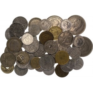 Spain Lot of 43 Coins 1940 -1990