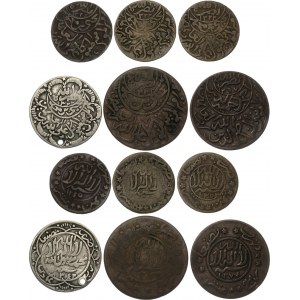 Yemen North Lot of 6 Coins 1924 -1947
