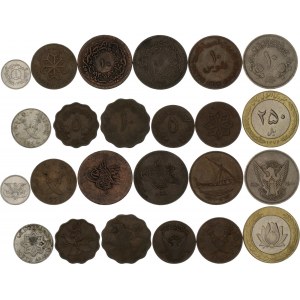 World Lot of 12 Coins 1850 -1980