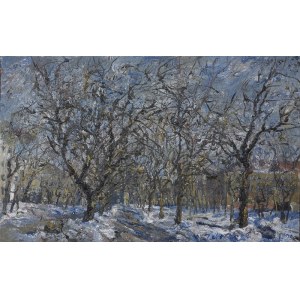 Włodzimierz ZAKRZEWSKI (1916-1992), Pejzaż zimowy / Winterlandschaft, 1979