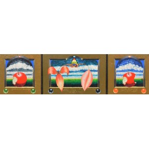 Tadeusz CIESIULEWICZ (1936-1997), Rajský triptych, 1991