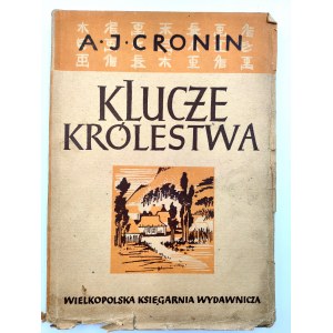 Cronin A.J. - Keys of the Kingdom - cover proj. Czeslaw Borowczyk - Poznan 1949