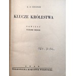 Cronin A.J. - Kľúče od kráľovstva - obálku navrhol Czesław Borowczyk - Poznaň 1949
