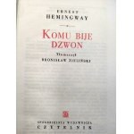 Hemingway E. - Komu bije dzwon - Wydanie I, Warszawa 1957