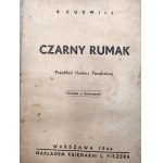 Curwill E. - Černý oř - ilustrace, Varšava 1944 [okupační vydání].