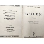 Meyrink G. - GOLEM - Varšava cca 1920 - vzácne