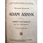 Konszarski M. - Adam Asnyk - Sonety nad Głębiami na tle twórczośći - Warszawa ok. 1925