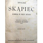 Molier - Skąpiec - Wydanie II - Kraków 1923