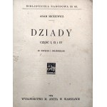 Mickiewicz Adam - Dziady - Varšava 1924