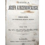 Diela Józefa Korzeniowského - Varšava 1872