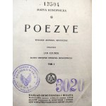 Konopnicka M. - Poezye - Warschau 1915 [ Z.Z Księgozbiór Pracowników Kolejowych RP book collection].