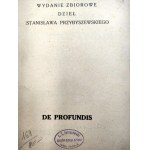 Przybyszewski S. - De profundis. Cover. S. Biedrzycki, Warsaw 1929