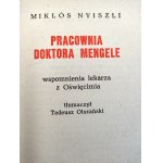 Nyiszli M. - Pracownia Doktora Mengele -[ dedykacja więźnia obozu w Auschwitz ], Wydanie I