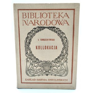 Korzeniowski J. Kollokacja - Biblioteka Narodowa - Ossolineum 1958